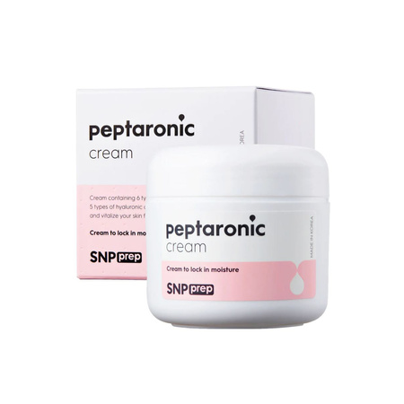 SNP - Prep Peptaronic Cream – Odmładzający Krem do twarzy z Kwasem Hialuronowym i Peptydami - 55ml